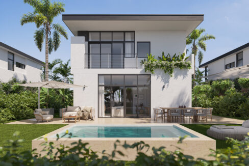 Palmas III - Villa Palmito - Fachada Trasera
