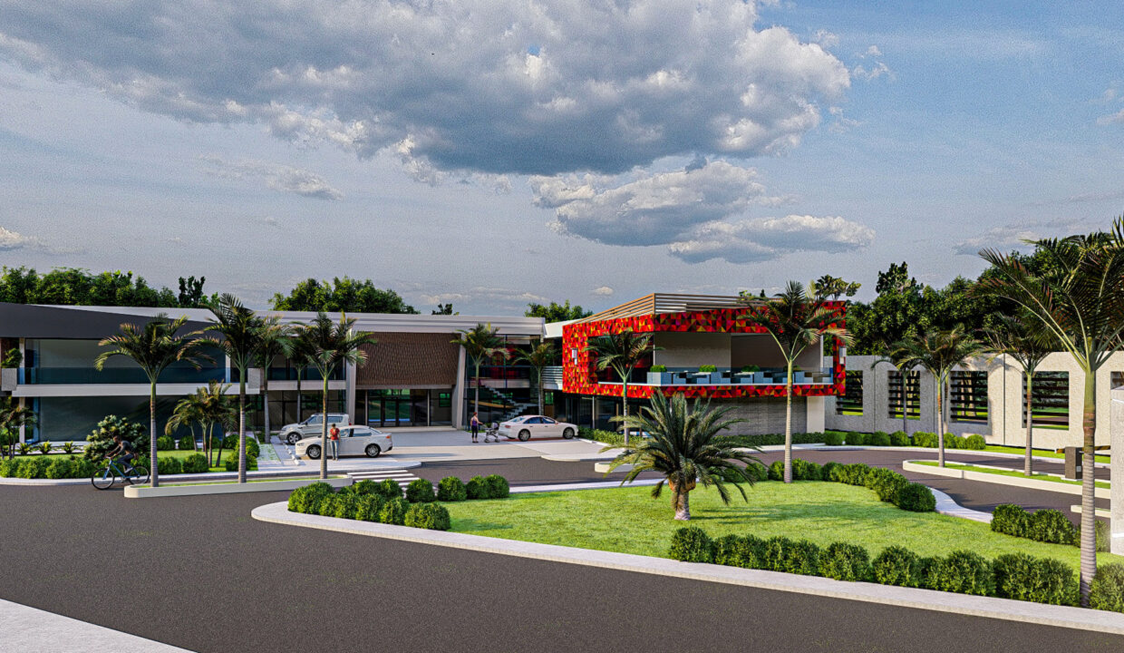 RENDER EXTERIOR PLAZA COMERCIAL 04