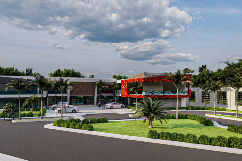 RENDER EXTERIOR PLAZA COMERCIAL 04