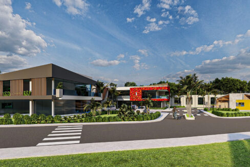 RENDER EXTERIOR PLAZA COMERCIAL 06