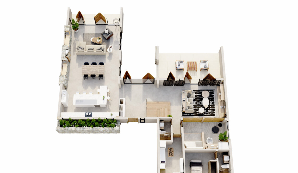 Villa B1_planta3d PB